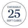 25 Chewable Soft Cubes